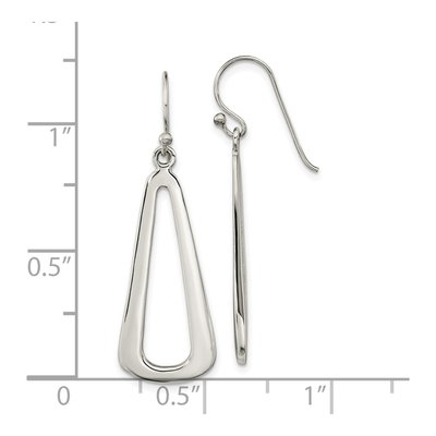 Sterling Silver Teardrop Dangle Earrings – view 5