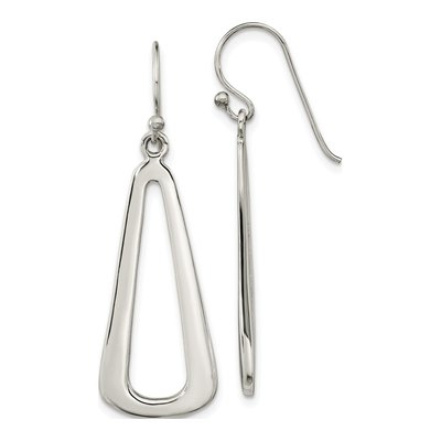 Sterling Silver Teardrop Dangle Earrings