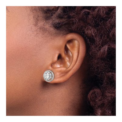 Sterling Silver CZ Earring Jackets – view 4