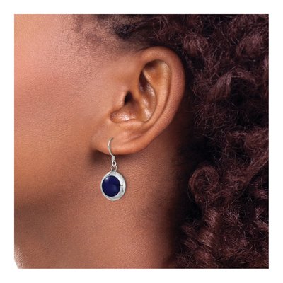 Sterling Silver Mother of Pearl MOP Dangle Earrings – view 3