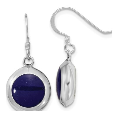 Sterling Silver Mother of Pearl MOP Dangle Earrings
