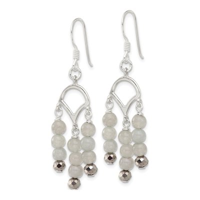 Sterling Silver Crystal Chandelier Earrings – view 2