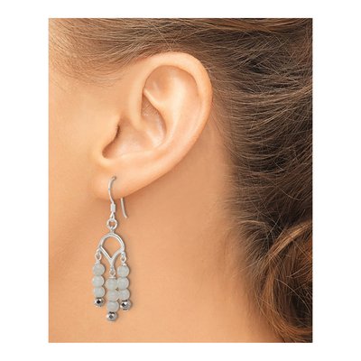Sterling Silver Crystal Chandelier Earrings – view 3