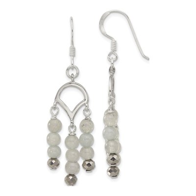 Sterling Silver Crystal Chandelier Earrings