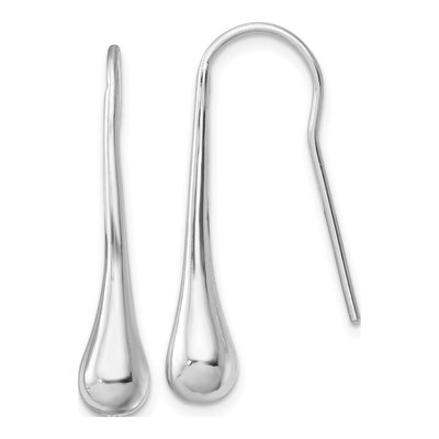Sterling Silver Teardrop Threader Earrings