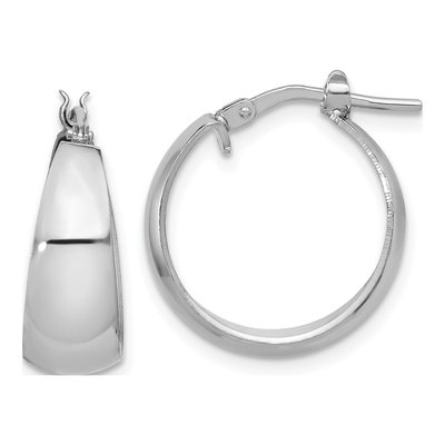 Sterling Silver 19mm Small Round Hoop Earrings