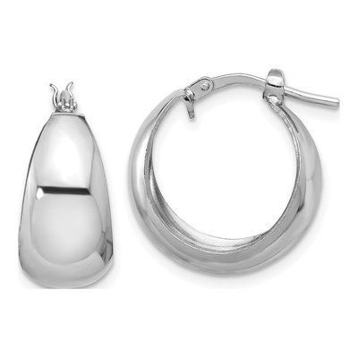 Sterling Silver 19mm Small Hoop Earrings