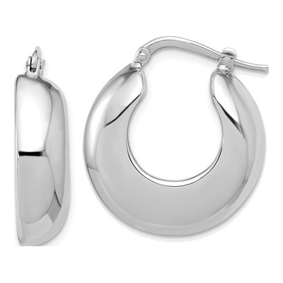 Sterling Silver 25mm Hoop Earrings