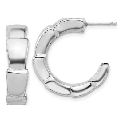 Sterling Silver 26mm Hoop Earrings