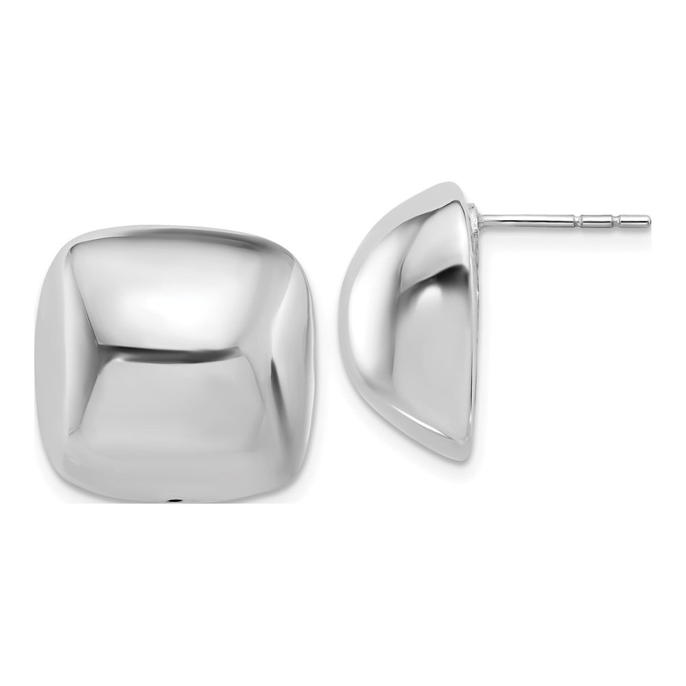 Sterling Silver Square Stud Earrings
