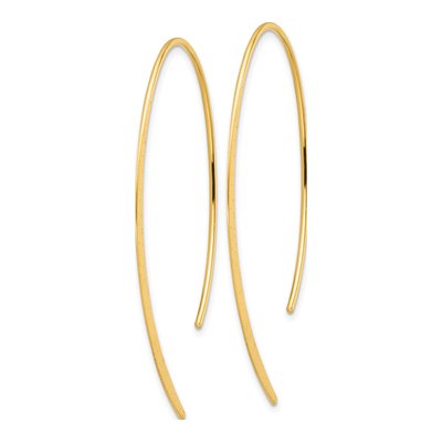 Gold-Plated Sterling Silver Threader Earrings – view 3