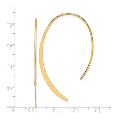 Gold-Plated Sterling Silver Threader Earrings – view 5