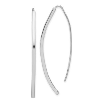 Sterling Silver Bar Threader Earrings