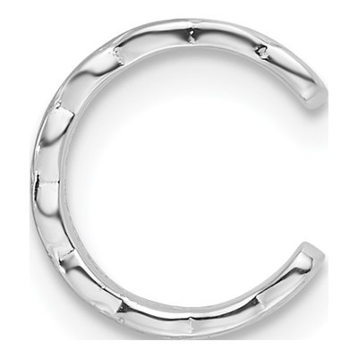 Sterling Silver 9.9mm Criss-Cross Ear Cuff Ear Cuff – view 5