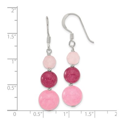 Sterling Silver Quartz Dangle Earrings – view 5