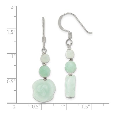 Sterling Silver Amazonite Dangle Earrings – view 5