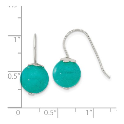 Sterling Silver Jade Dangle Earrings – view 5