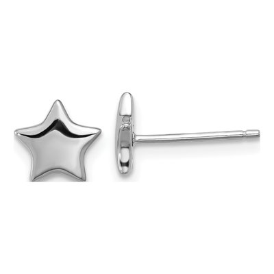 Sterling Silver Star Stud Earrings