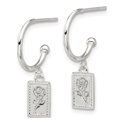 Sterling Silver Dangle Earrings – view 3
