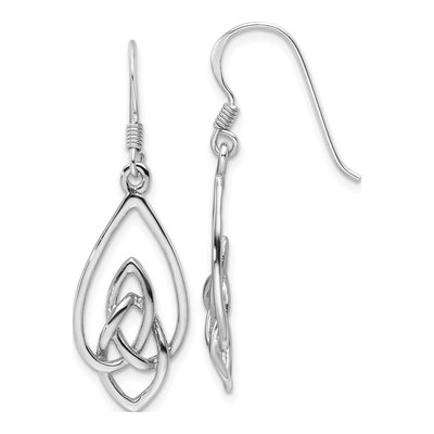 Sterling Silver Celtic Knot Dangle Earrings
