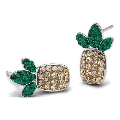 Sterling Silver Abalone Shell Stud Earrings – view 5