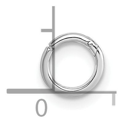 Sterling Silver Small Cartilage Hoop Earring – view 4
