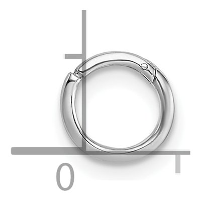 Sterling Silver Cartilage Hoop Earring – view 4