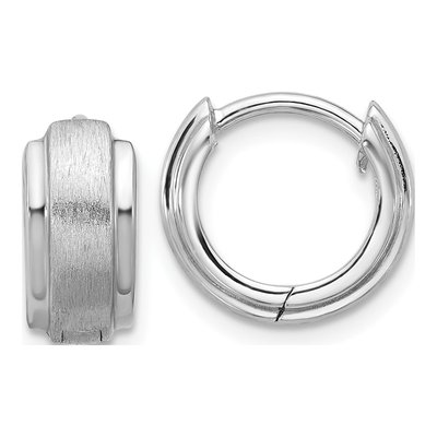 Sterling Silver 12mm Huggie Hoop Earrings