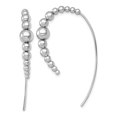 Sterling Silver Graduated Threader Earrings