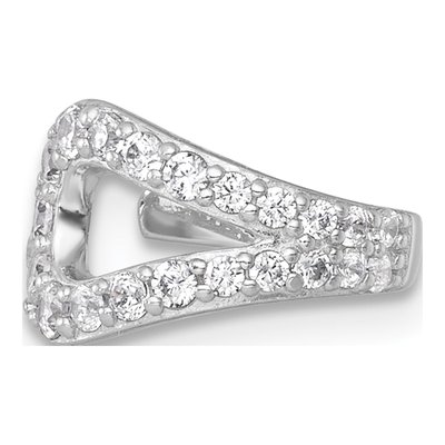 Sterling Silver 12mm CZ Ear Cuff Ear Cuff – view 3