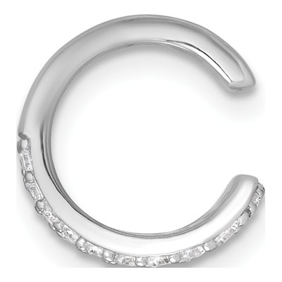 Sterling Silver 12mm CZ Ear Cuff Ear Cuff – view 4
