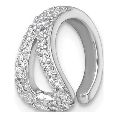 Sterling Silver 12mm CZ Ear Cuff Ear Cuff