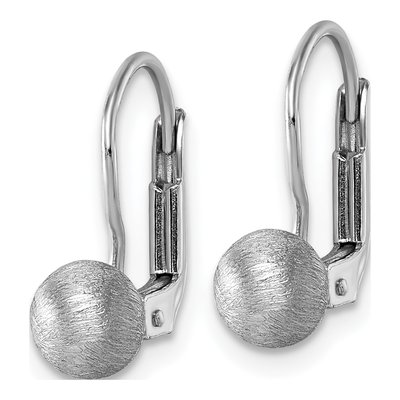 Sterling Silver Ball Stud Earrings – view 3