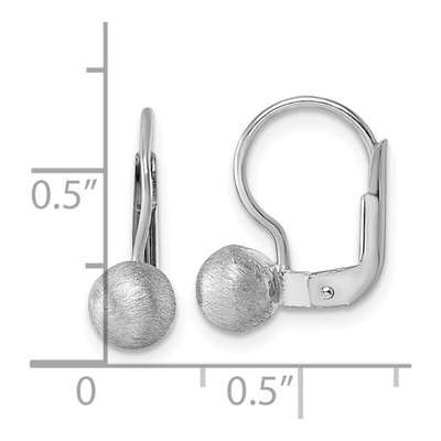 Sterling Silver Ball Stud Earrings – view 4