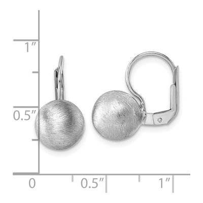 Sterling Silver Ball Stud Earrings – view 4