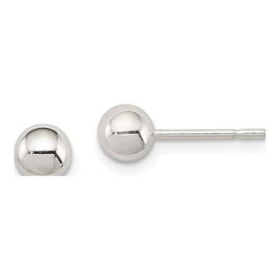 Sterling Silver Ball Stud Earrings