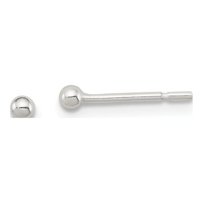 Sterling Silver Ball Stud Earrings