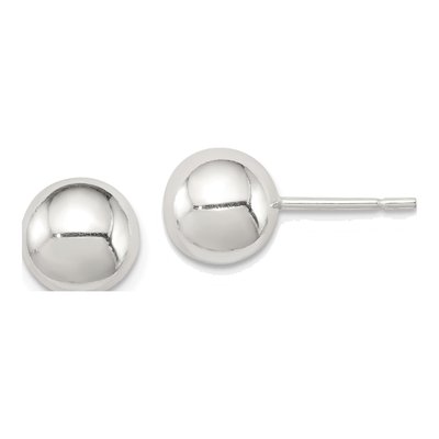 Sterling Silver Ball Stud Earrings