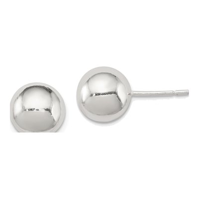 Sterling Silver Ball Stud Earrings