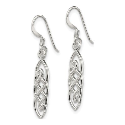 Sterling Silver Celtic Dangle Earrings – view 3