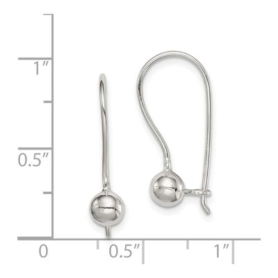 Sterling Silver Ball Dangle Earrings – view 5