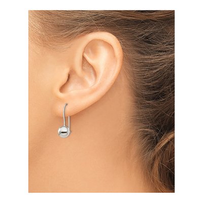 Sterling Silver Ball Dangle Earrings – view 4