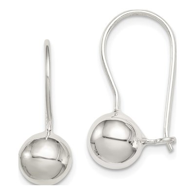 Sterling Silver Ball Dangle Earrings