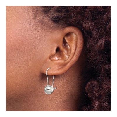 Sterling Silver Ball Dangle Earrings – view 4