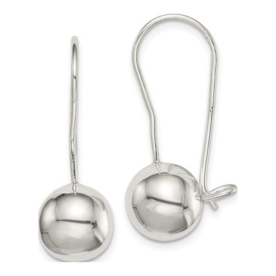 Sterling Silver Ball Dangle Earrings