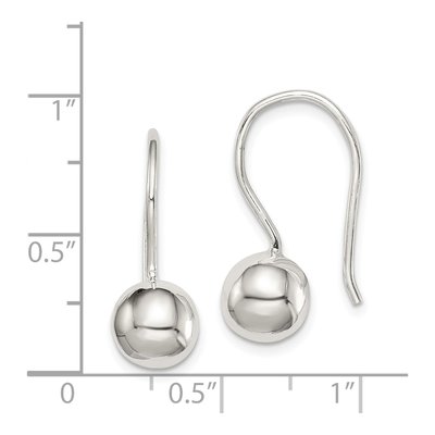 Sterling Silver Ball Dangle Earrings – view 5