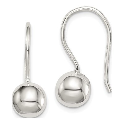 Sterling Silver Ball Dangle Earrings