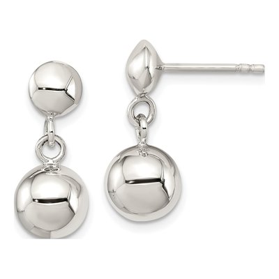 Sterling Silver Ball Dangle Earrings