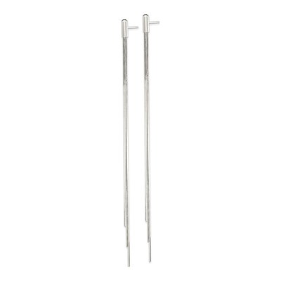 Sterling Silver Multi-Strand Snake Dangle Earrings – view 3