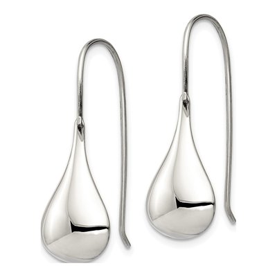 Sterling Silver Tear Wire Threader Earrings – view 3